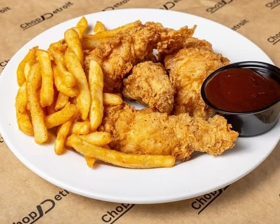 Kids Chicken Tender Combo.