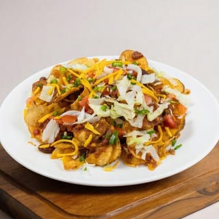 Fully Loaded Cheese Nachos