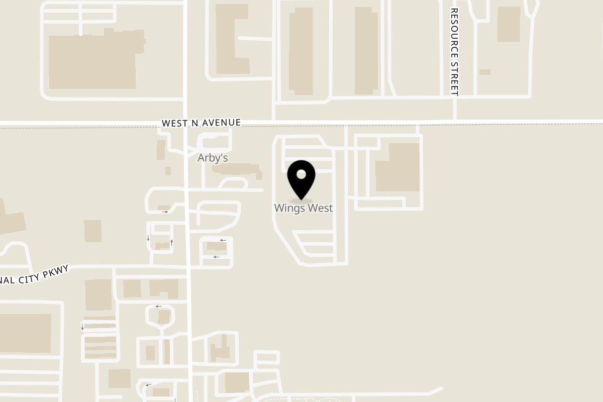 Map showing the location of CD Top Shelf Kalamazoo on 5076 Sports Dr in Kalamazoo
